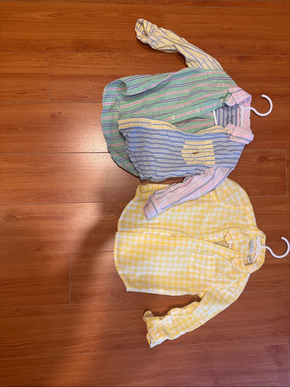 Summer set of 2 boys button down shirts